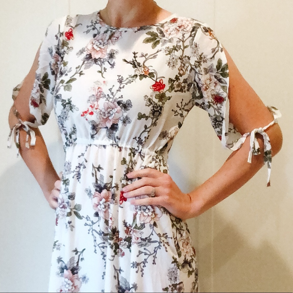 Midi floral dress
